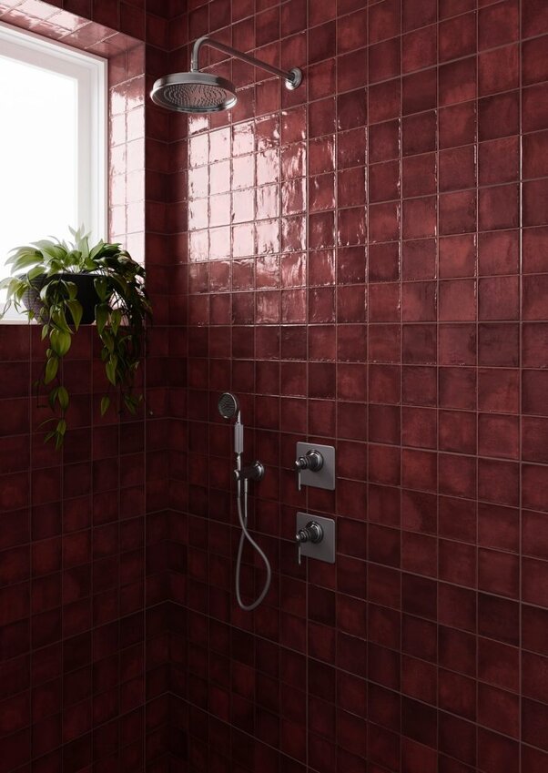 Deco Amaris Plus Burdeos 32x62,5 cm