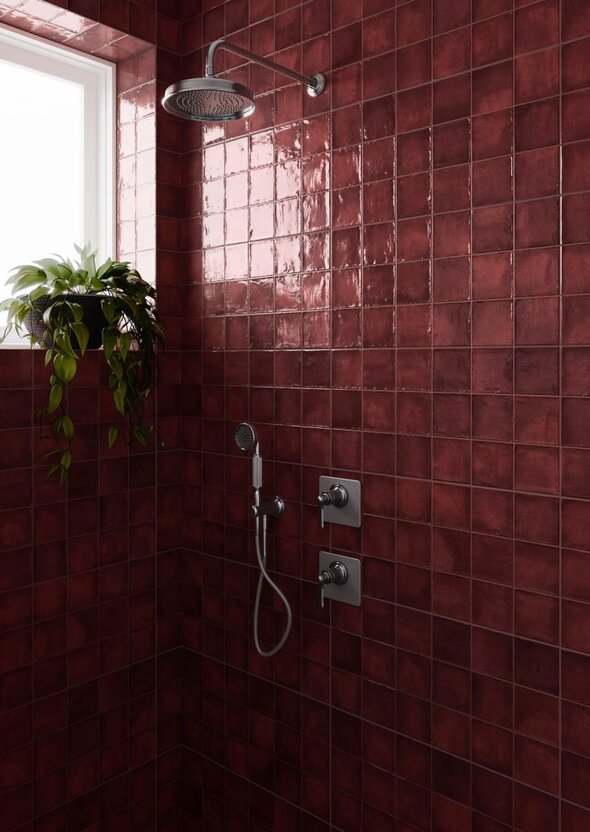 Deco Amaris Plus Burdeos 32x62,5 cm