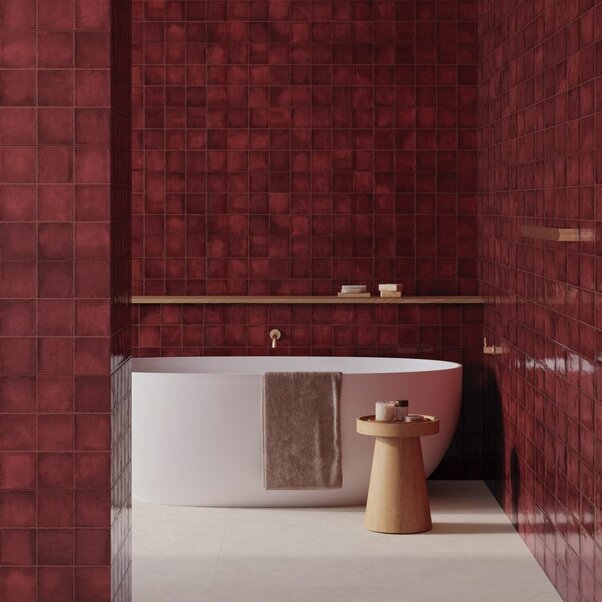 Deco Amaris Plus Burdeos 32x62,5 cm