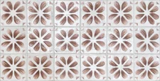 Deco Iris Burdeos 32x62,5x0,9 cm