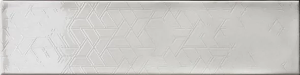 Decor Omnia White 7,5x30 cm