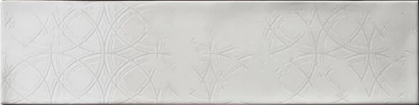 Decor Omnia White 7,5x30 cm