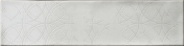 Decor Omnia White 7,5x30 cm