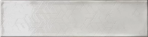 Decor Omnia White 7,5x30 cm