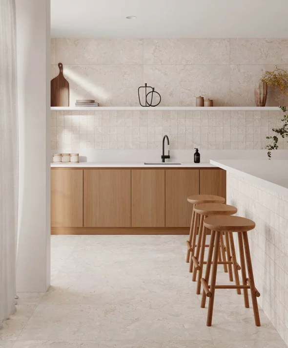 Dlažba Campastone Almond 90x90 cm