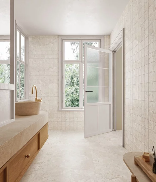 Dlažba Campastone Almond 90x90 cm