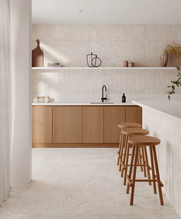 Dlažba Campastone Almond 90x90 cm