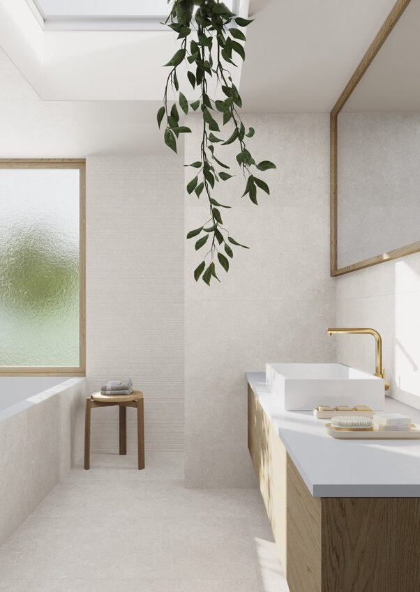 Dlažba Moonstone Almond protišmyková 60x120 cm