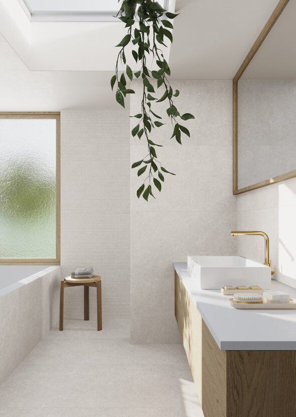 Dlažba Moonstone Almond protišmyková 60x120 cm