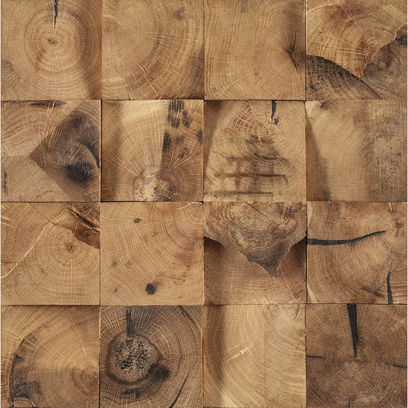 Drevená mozaika Wood Cubes 32x32