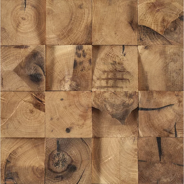 Drevená mozaika Wood Cubes 32x32