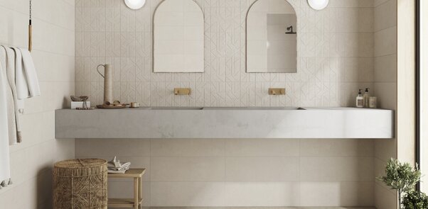 Gravel Geo Cream 25x75x0,87 cm