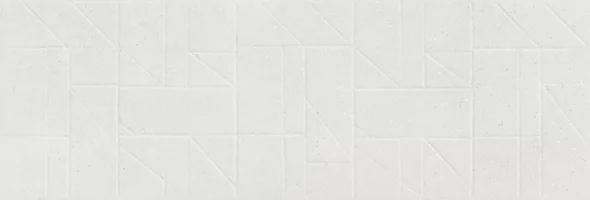 Gravel Geo White 25x75x0,87 cm