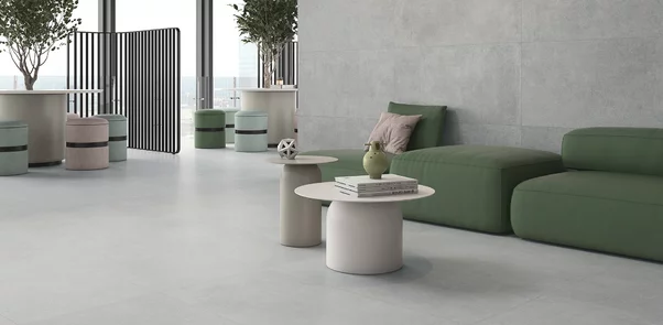 Gravel White 60x120x0,9 cm