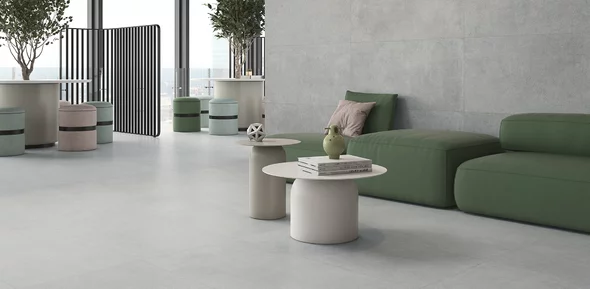 Gravel White 60x120x0,9 cm