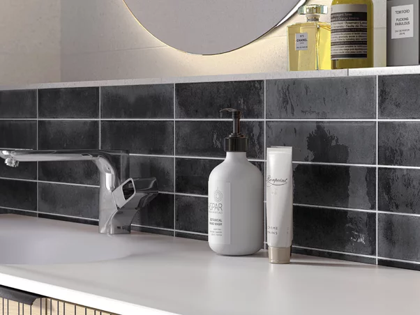 Jazba Anthracite Brillo 6x24,6 cm