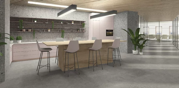 Kalksten Extrem Smoke 90x90x2 cm