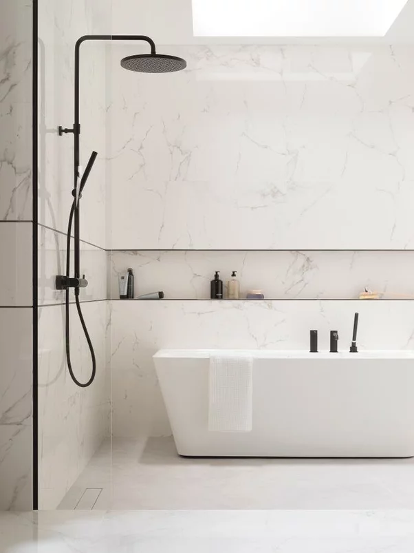 Marmol Carrara Blanco 45x120 cm