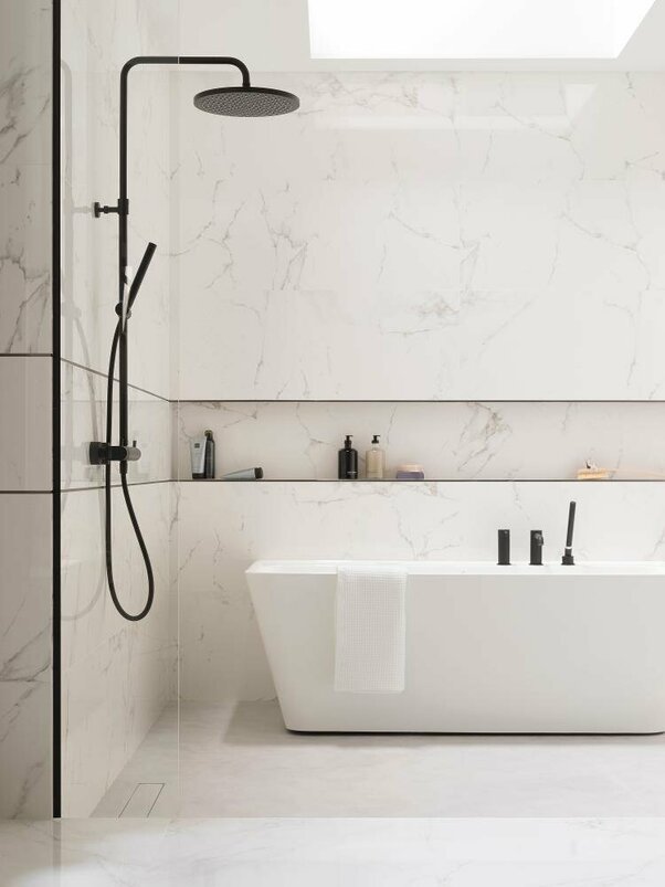 Marmol Carrara Blanco 45x120 cm