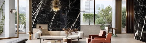 Marquina Black Polished 120×250×0,6 cm