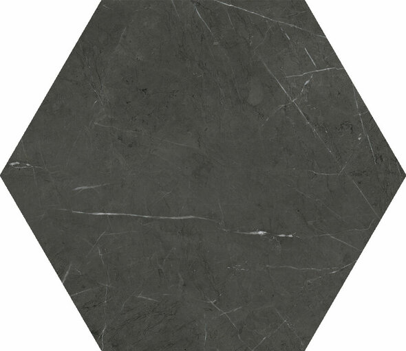 Marquina Hexagon Mate 15x17 cm