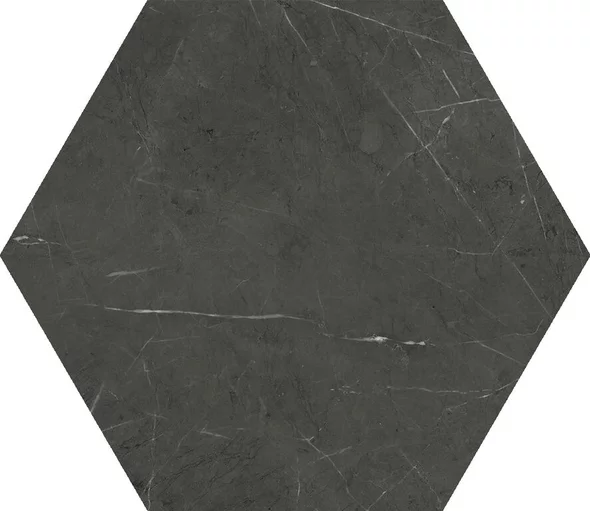 Marquina Hexagon Mate 15x17 cm