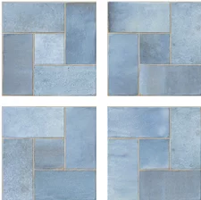 Obklad Deco Artis Blue 16,5x16,5 cm