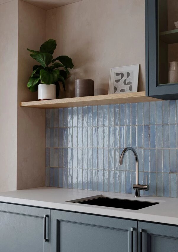 Obklad Deco Artis Blue 32×62,5 cm