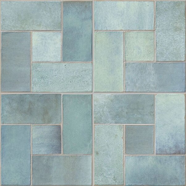 Obklad Deco Artis Green 33,15x33,15 cm