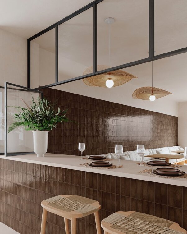 Obklad Deco Artis Plus Cocoa 32×62,5 cm