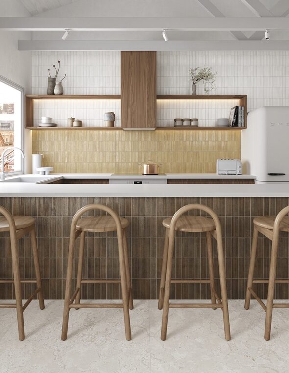 Obklad Deco Kirei Honey 32x62,5x0,9 cm