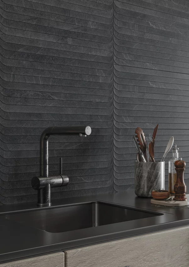 Obklad Deco Lavik Dark 32×62,5 cm