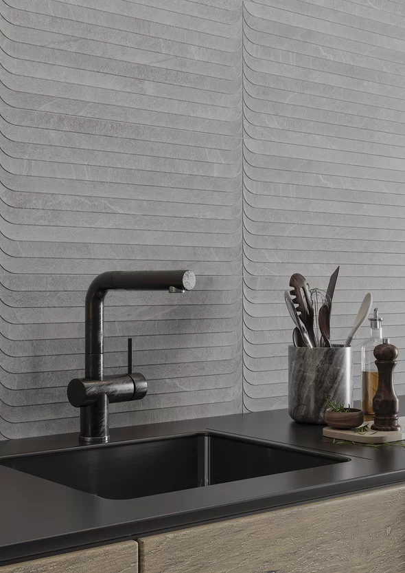Obklad Deco Lavik Grey 32×62,5 cm
