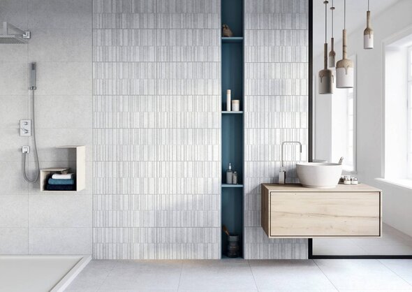 Obklad Deco Sassi Blanco 45x90 cm