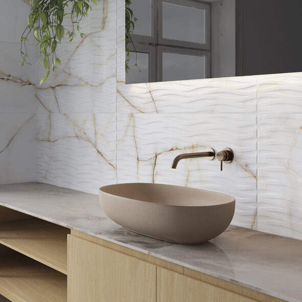 Obklad Deco Topaz Gold 45x90 cm