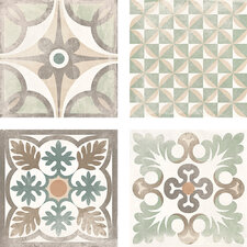 Obklad / Dlažba Gaya Vintage Green 16,5x16,5x0,75 cm