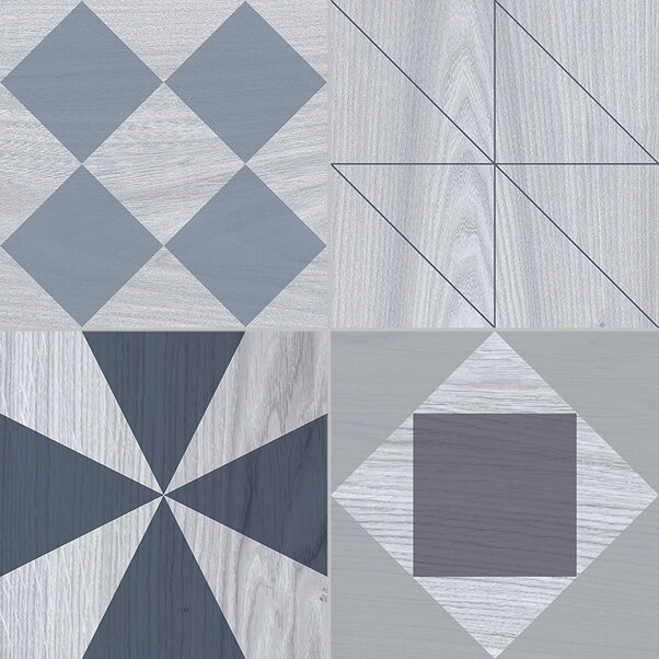 Obklad / Dlažba Kaleido Blue 33,15x33,15