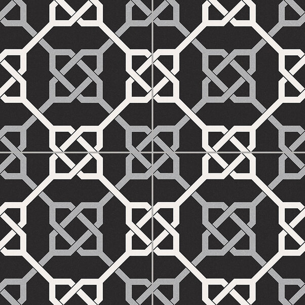 Obklad / Dlažba Nautic Black 33,15x33,15 cm