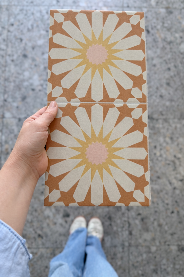 Obklad / Dlažba Soleil Orange 33,15x33,15 cm