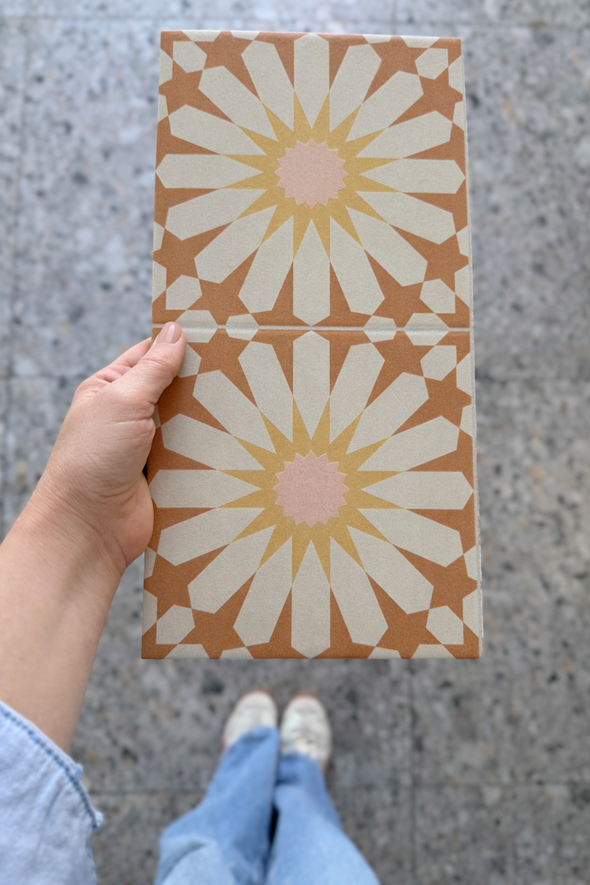 Obklad / Dlažba Soleil Orange 33,15x33,15 cm