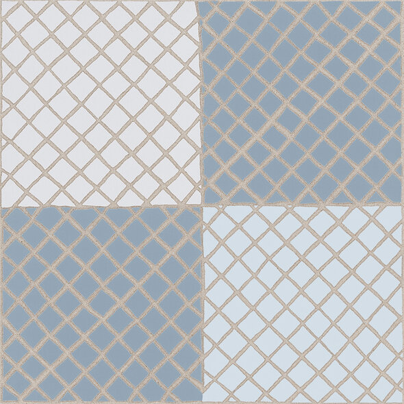 Obklad / Dlažba Taco Tessela Blue 16,5x16,5 cm
