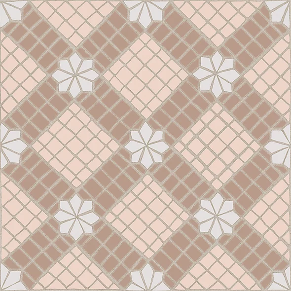 Obklad / Dlažba Taco Tessela Rose 16,5x16,5 cm