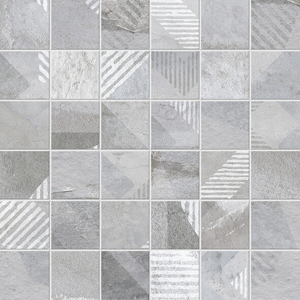 Obklad Mosaico Deco Brooklyn Gris 30 x 30 cm
