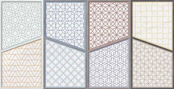 Obklad Ornato Austral Mix 32x62,5 cm