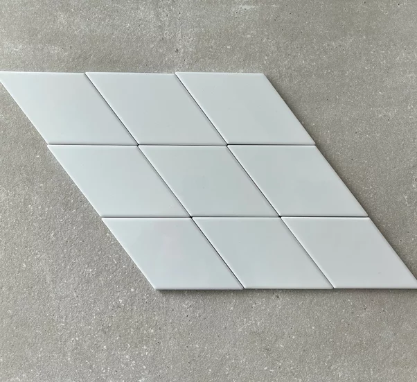 Obklad Rombo Liso Blanco 10x20 cm