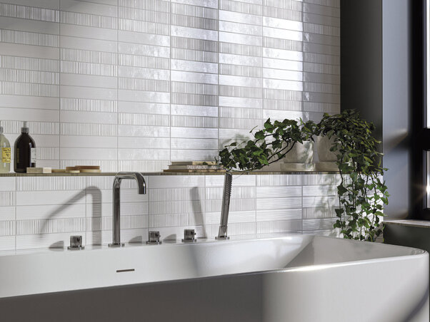 Rain H White Brillo 5x25 cm