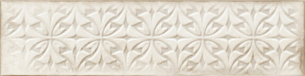 Relieve Drop Ivory Brillo 7,5x30 cm