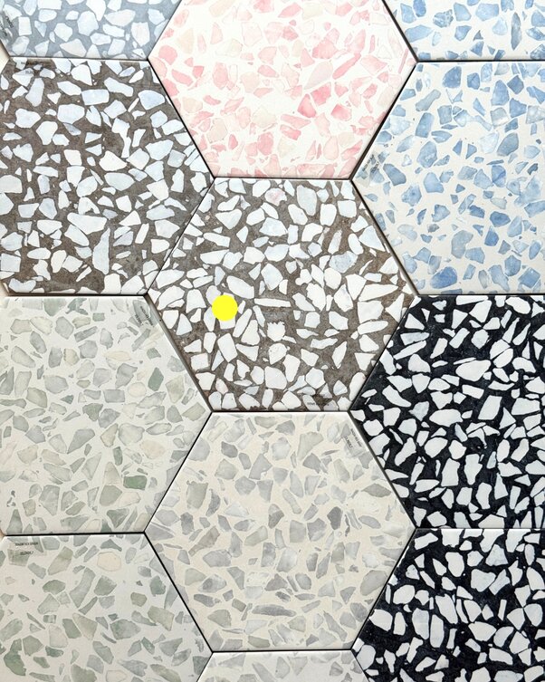 Riazza Hexagon Azulio 23,2x26,7 cm