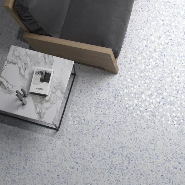 Riazza Hexagon Blue 23,2x26,7 cm