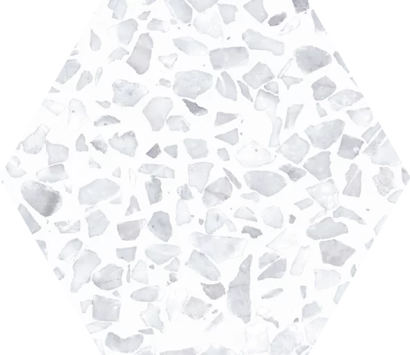 Riazza Hexagon Gray 23,2x26,7 cm
